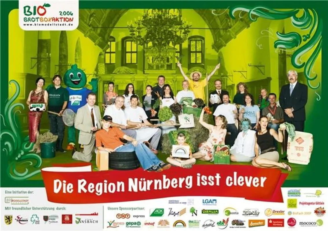 Das Aktionsplakat zur Biobrotboxaktion 2006, von der mococo medienmanufaktur.