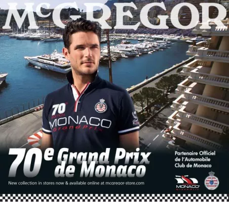Bild: Grand Prix de Monaco 2012: McGregor F1 Fan Fashion zum 70. Jubiläum des weltberühmten Rennens in Monte Carlo
