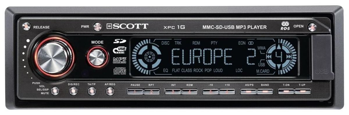 SCOTT XPC 1G: MP3-Stick und Autoradio in einem - openPR
