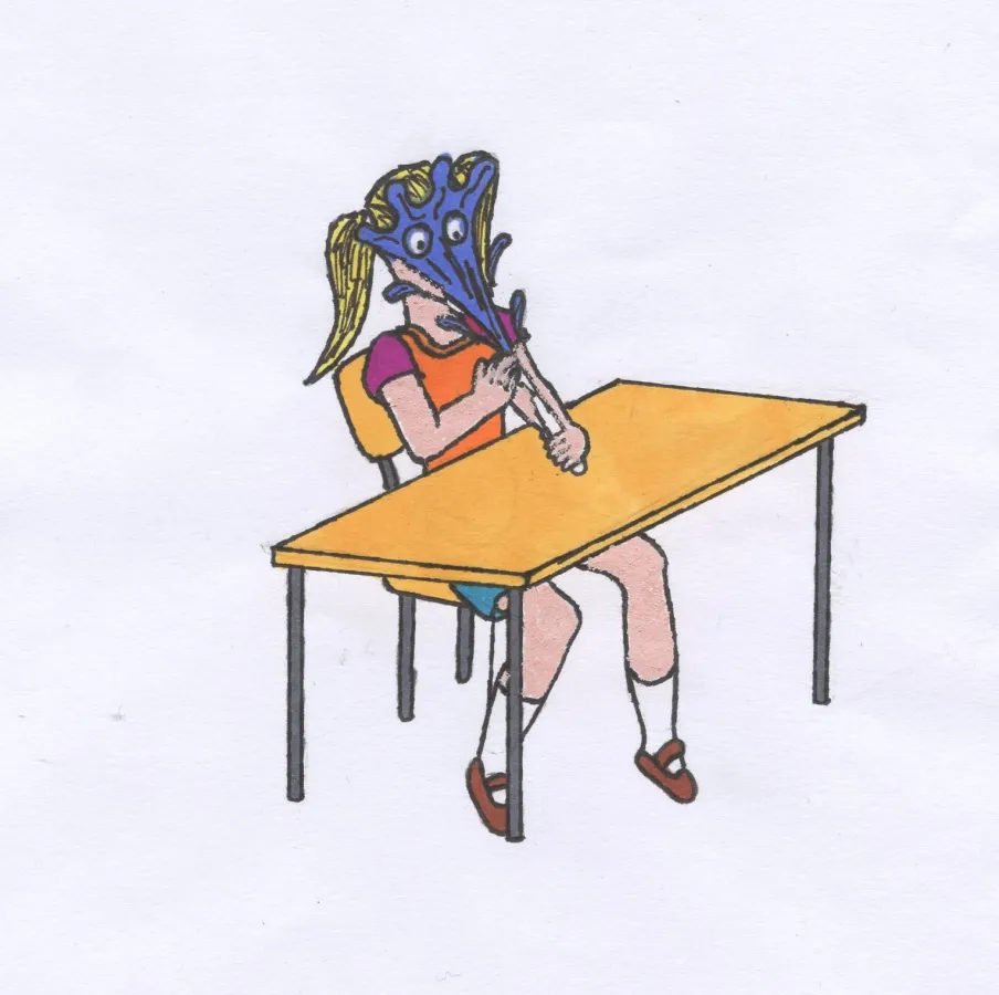 AEIOU-Juchhu: Karte Füller (Minimalpaar: Füller - Fühler) (© G. Wührer)