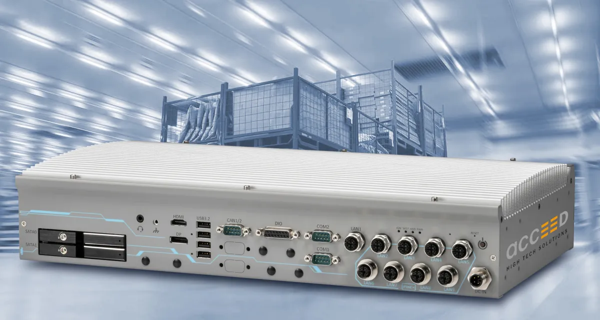 Vollständig lüfterloser Hochleistungsrechner GT-92GC von Acceed (© Acceed GmbH)