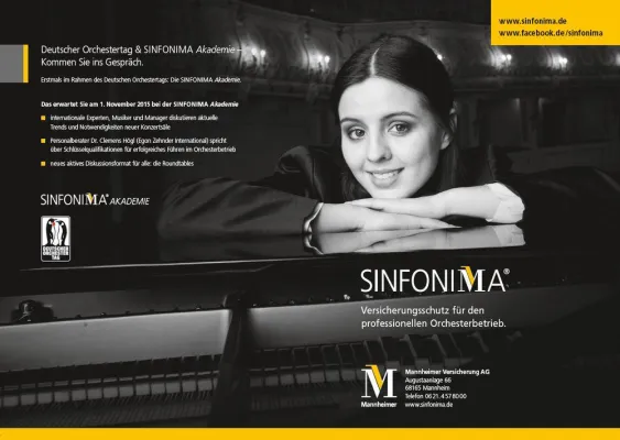 Bild: Erstmals 'SINFONIMA Akademie' im Rahmen des Deutschen Orchestertags