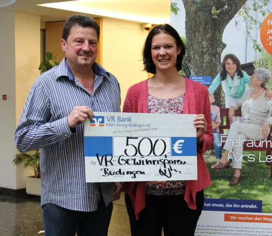 Die Glücksfee kam nach Büdingen Bild: Die Glücksfee kam nach Büdingen