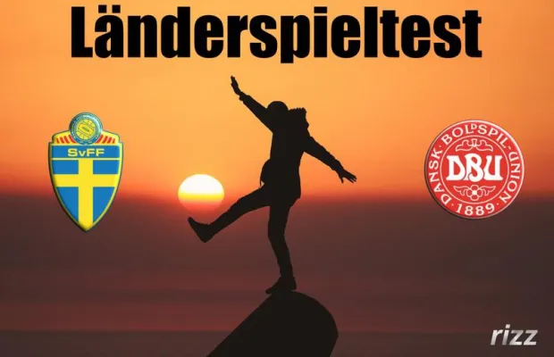 Bild: Schweden - Dänemark Fußball Test Russia 2018 in Berlin Kreuzberg