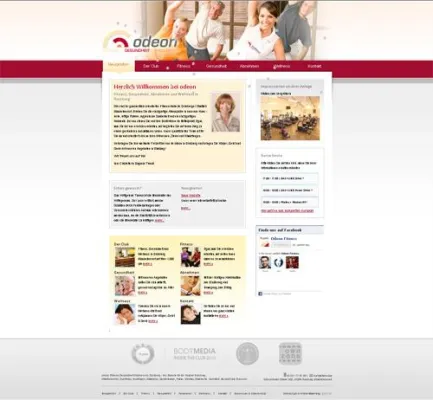 Bild: Neue Website für das odeon Fitness Gesundheit Wellness in Duisburg