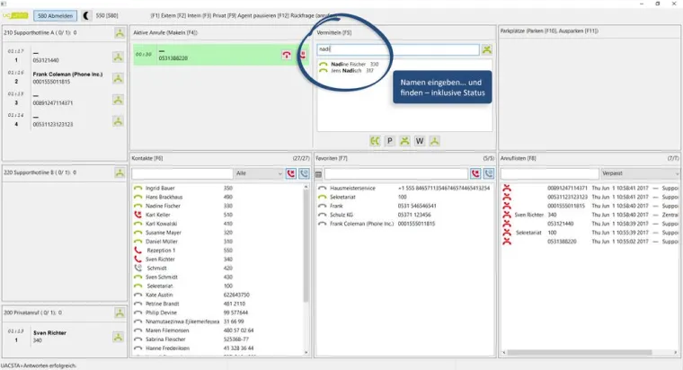 UCware launcht Vermittlungsarbeitsplatz Bild: UCware launcht Vermittlungsarbeitsplatz