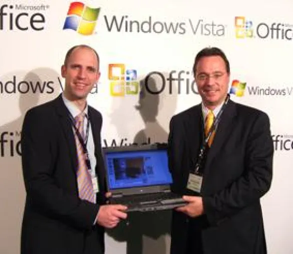 KPS Click & design von SHD: Viel beachtet bei der Präsentation von Microsoft Windows Vista in München Bild: KPS Click & design von SHD: Viel beachtet bei der Präsentation von Microsoft Windows Vista in München