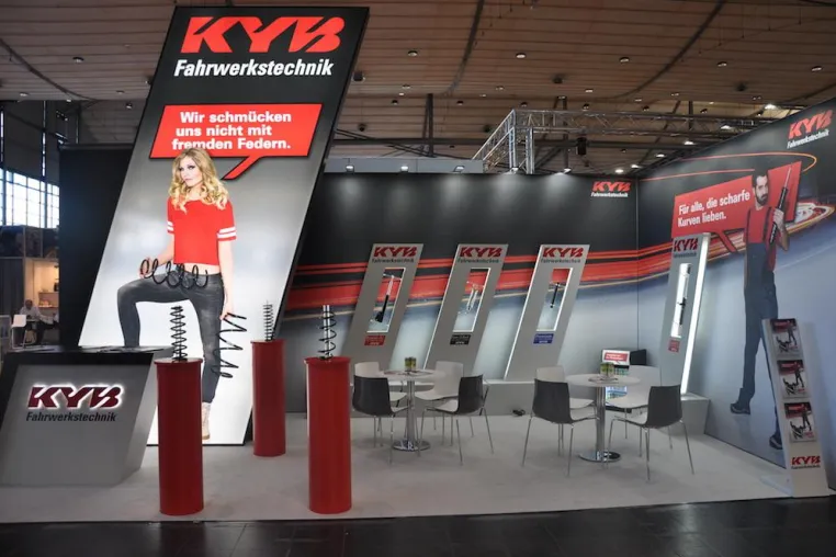 Neuer Messestand von KYB Europe feiert Premiere auf der PV Live! Bild: Neuer Messestand von KYB Europe feiert Premiere auf der PV Live!