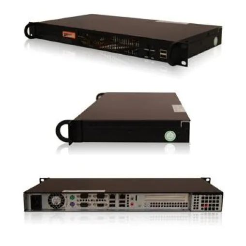 Bild: 1HE Industrie-Computer verdoppelte die Installationsdichte in 19"-Serverschränken