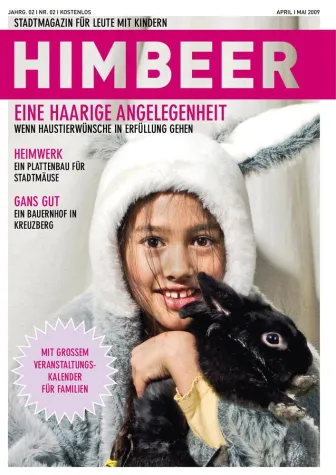 Bild: Das Berliner HIMBEER Stadtmagazin für Leute mit Kindern erscheint zum Sommer in doppelter Auflage