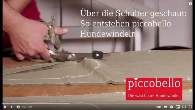 Wie werden eigentlich die piccobello-Hundewindeln hergestellt? Bild: Wie werden eigentlich die piccobello-Hundewindeln hergestellt?