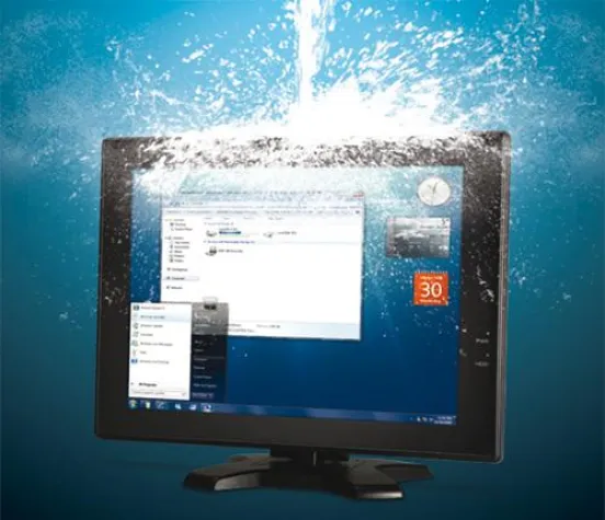 Bild: Lüfterfreier 15“ Panel-PC entspricht IP65