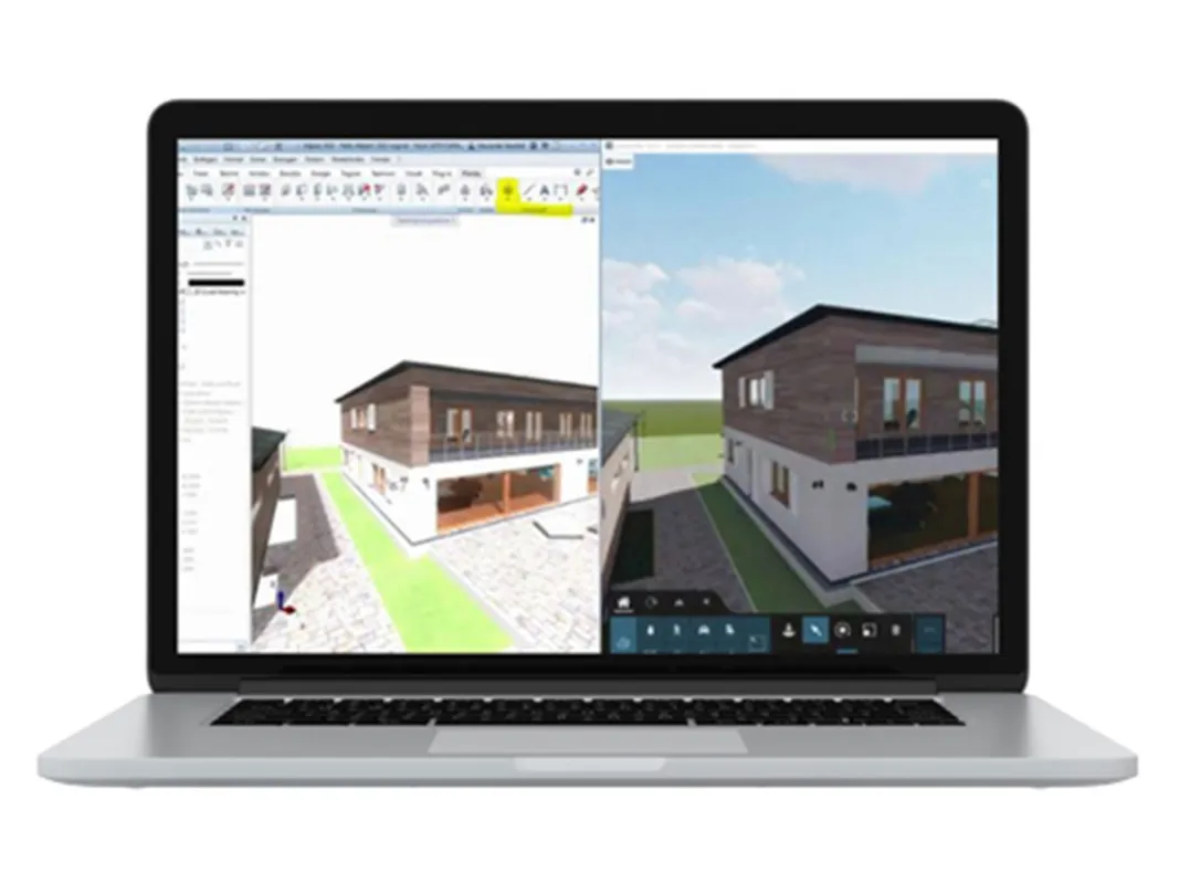 Komfortables Echtzeit-Rendering für Allplan-Modelle (© CYCOT GmbH)