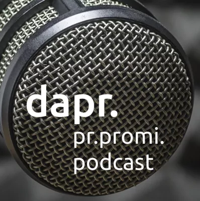 Bild: dapr startet pr.promi.podcast