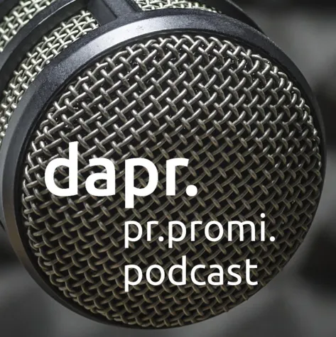 Bild: dapr startet pr.promi.podcast