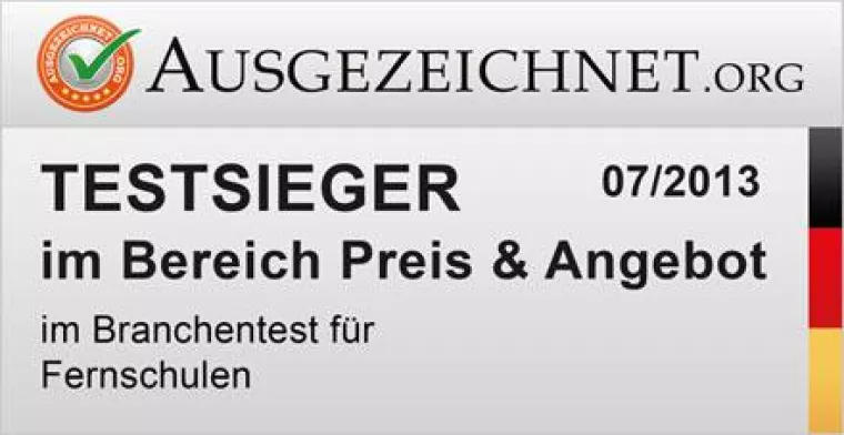 Bild: Hier wird Weiterbildung groß geschrieben. Der AUSGEZEICHNET.ORG Branchentest für Fernschulen
