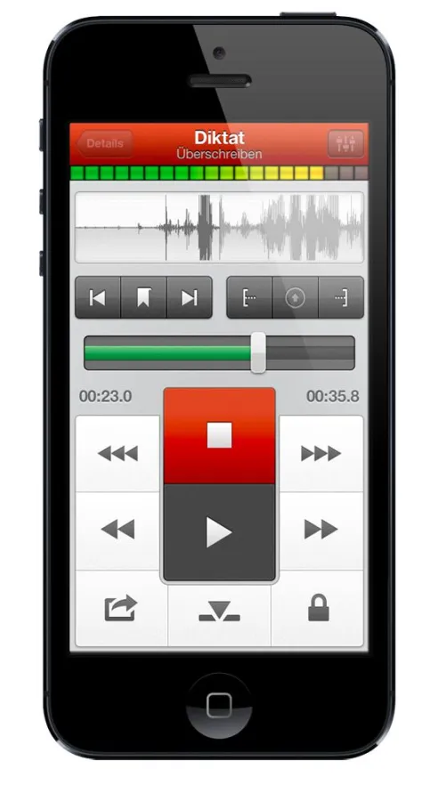 iPhone-App von Grundig Business Systems