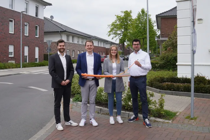 Bild: Kostenloser Glasfaseranschluss für rund 1.800 Haushalte in Vreden