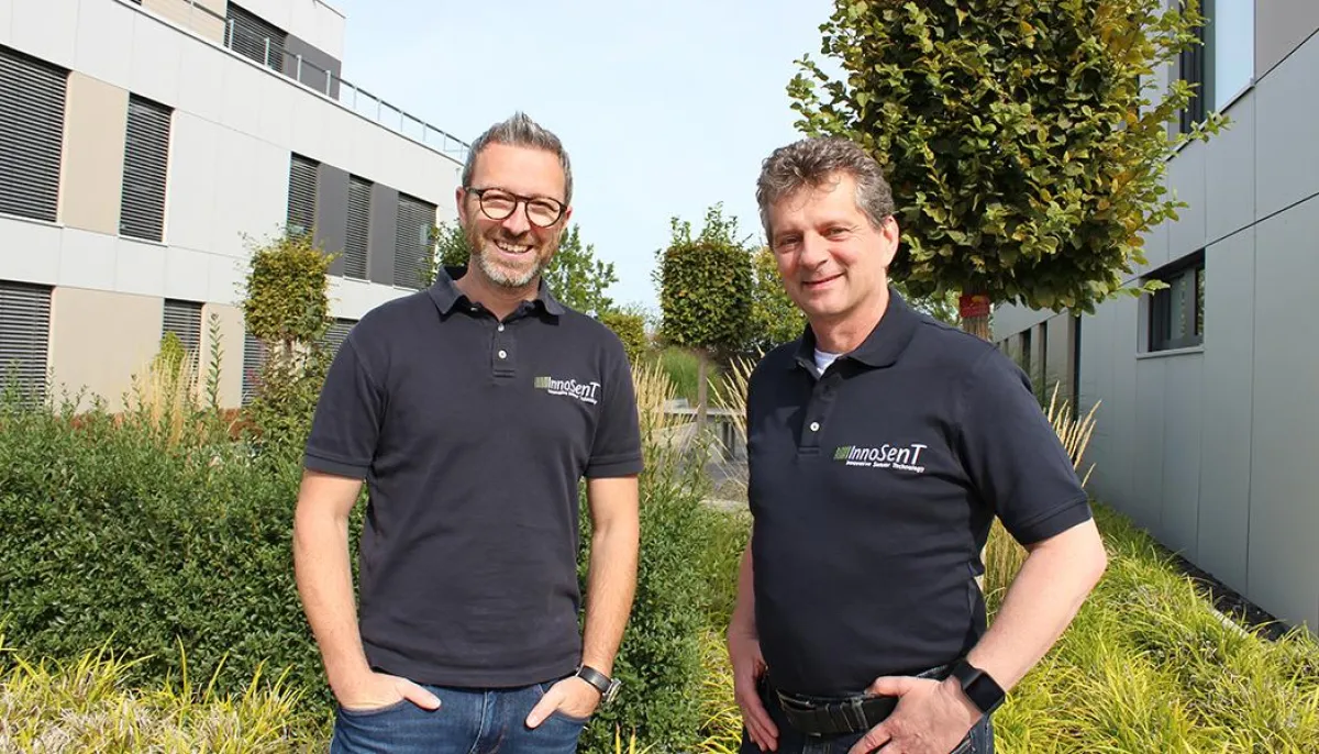 Christian Bömmel und Wilhelm Wenzel (v.l.n.r). ©InnoSenT GmbH