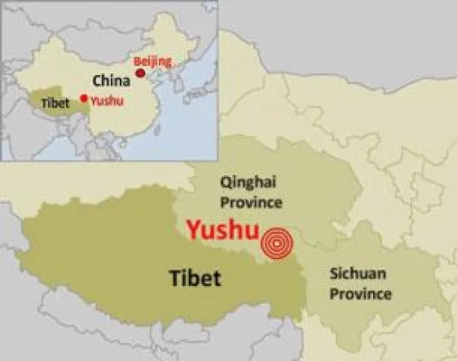 Bild: Spendenaufruf für die Erdbebenopfer in Jyeku in Kham von Tibet Relief Fund