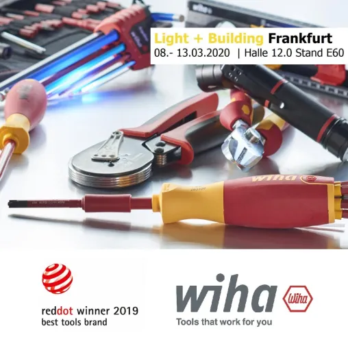 Bild: Handwerkzeughersteller Wiha kündigt auf Frankfurter Light + Building Neuheiten-Feuerwerk an