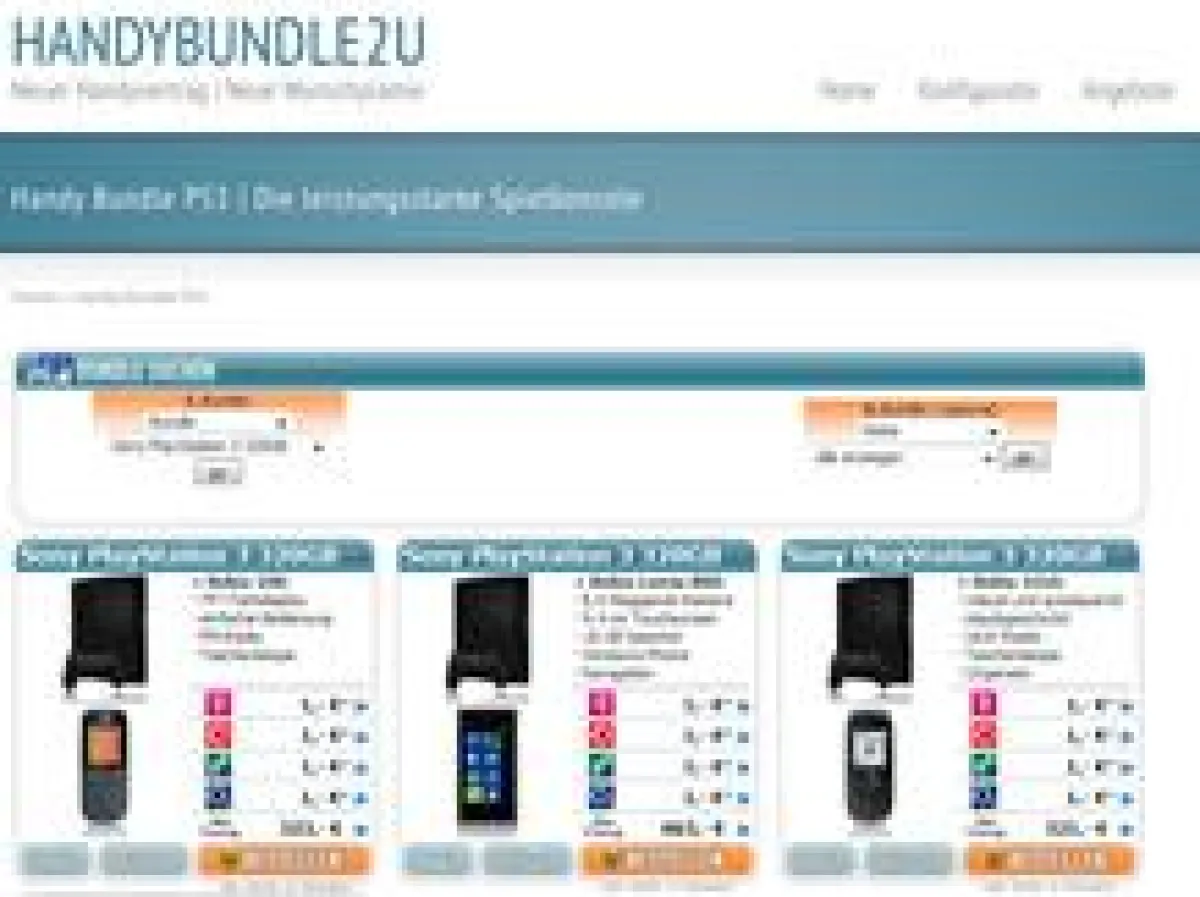HANDYBUNDLE2U - Deutschlands neues Portal für Handy Bundles