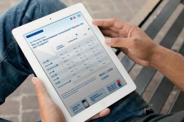 Wasservergleich: eifel-online entwickelt Mineralienrechner für Gerolsteiner Bild: Wasservergleich: eifel-online entwickelt Mineralienrechner für Gerolsteiner