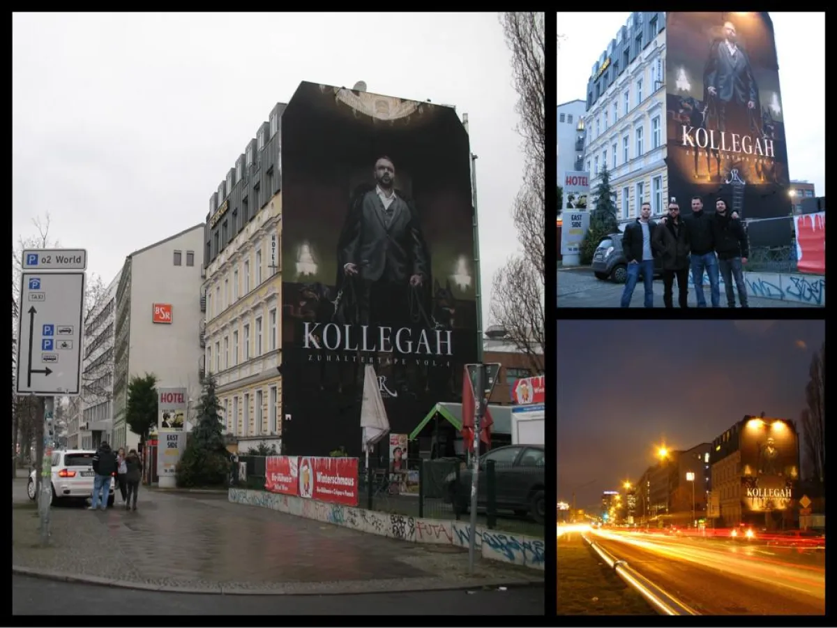 Wandgemälde in Berlin Friedrichshain