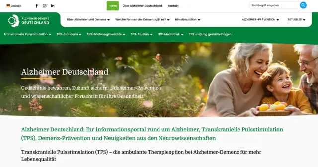 Bild: ALZHEIMER DEUTSCHLAND: Relaunch des immer relevanter werdenden Gesundheitsportals zum Thema Demenz