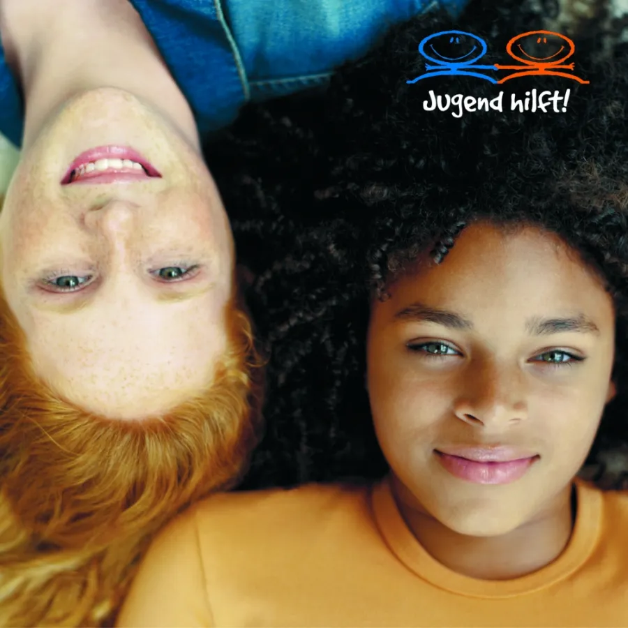 JUGEND HILFT! Titelbild mit Logo.