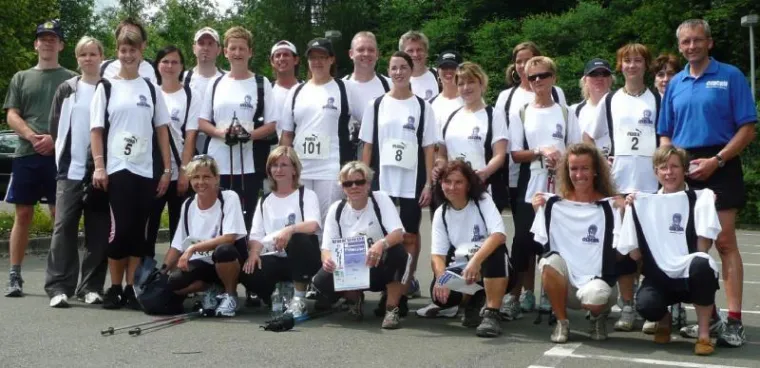 Bild: Ein super Team - 6. Frankenberger Fitnesslauf