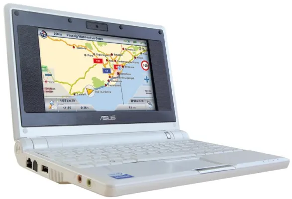 RC-Win macht aus dem Asus EeePC ein echtes Navigationsgerät Bild: RC-Win macht aus dem Asus EeePC ein echtes Navigationsgerät