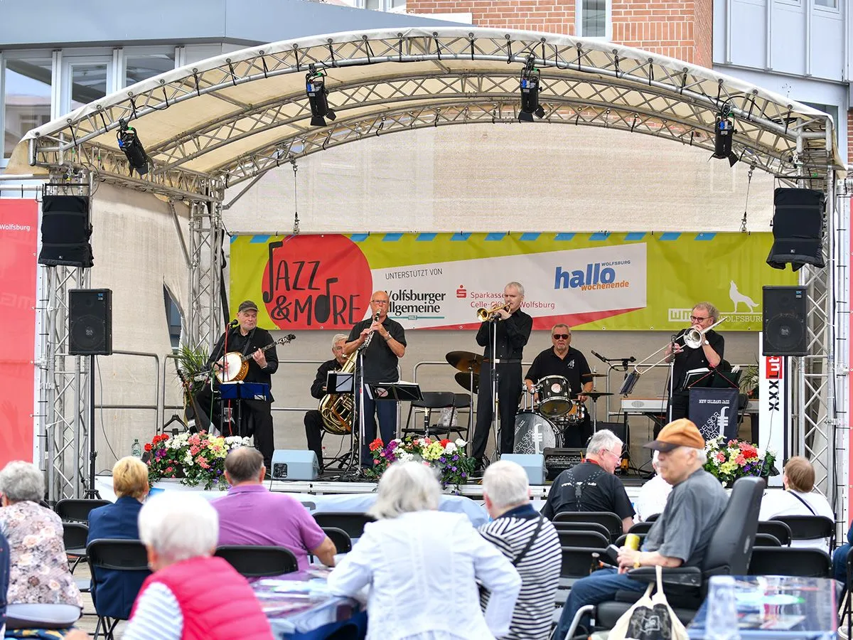 Jazz & more 2021 mit den Excelsior Jazzmen (© WMG Wolfsburg, Foto: Tim Schulze)