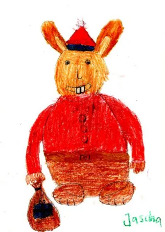 Friesischen Weihnachtshasen malen und gewinnen Bild: Friesischen Weihnachtshasen malen und gewinnen