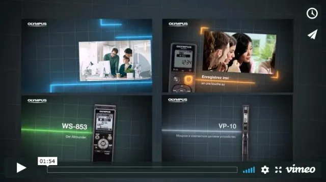 Bild: Audio Consumer Kampagne für OLYMPUS