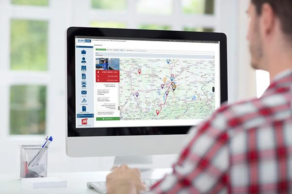 Mit Mobile Track Central können Speditionsmitarbeiter die Logistik-App verwalten. Bild: EURO-LOG AG
