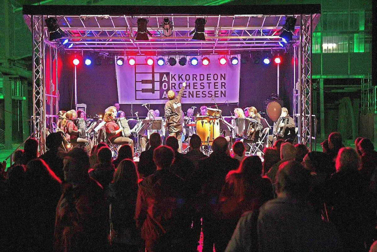 ExtraSchicht 2015 ? Akkordeon-Orchester Altenessen ? Foto DHV Ruhr/AF