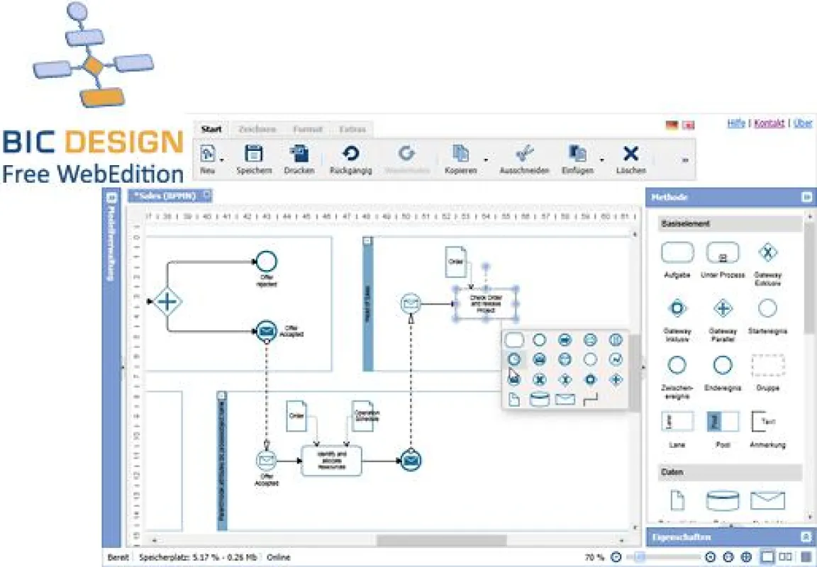 BIC Design Free WebEdition - BPM Tool