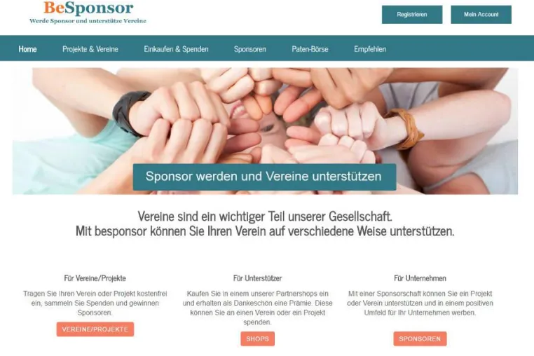 Besponsor.de – Sponsoring für kleine und mittelständische Unternehmen Bild: Besponsor.de – Sponsoring für kleine und mittelständische Unternehmen
