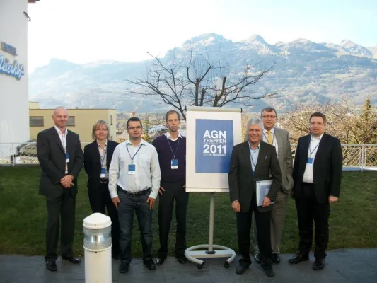 Bild: Fünf SH+C-Kollegen bei AGN-Treffen in Liechtenstein