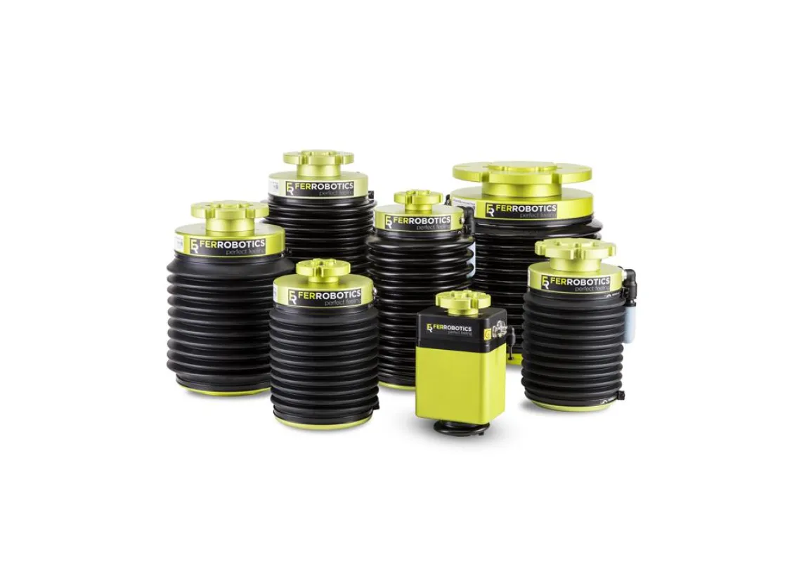 Die Basis des FeRobotics Erfolges: der Active Contact Flange ACF stattet Roboter mit Gefühl aus