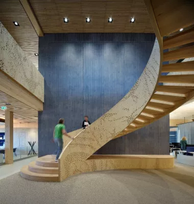 Bild: Eine nachhaltige Treppe inspiriert von einem Wassertropfen