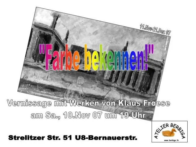 Bild: "Farbe bekennen!"