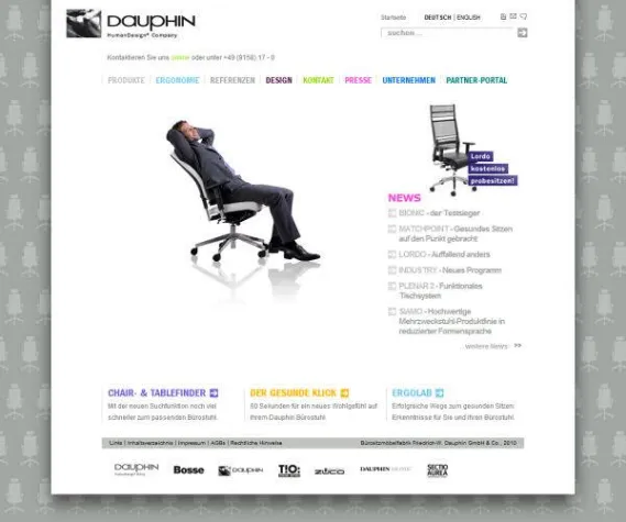 Relaunch in neuem Design und erweiterter Funktionalität: Dauphin.de Bild: Relaunch in neuem Design und erweiterter Funktionalität: Dauphin.de