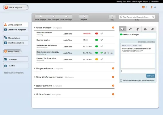 Bild: Einfaches Projektmanagement mit intelligenten To-do Listen