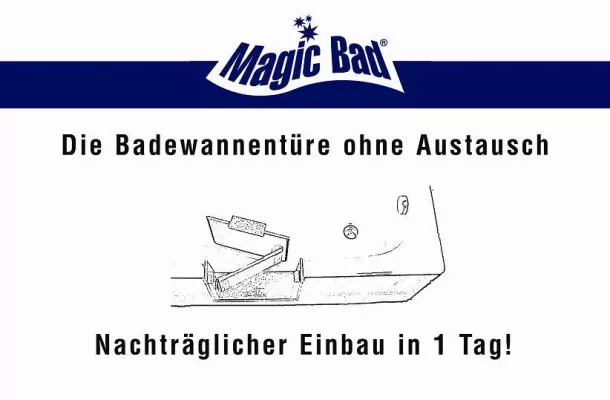 Bild: REHACARE 2006: Magic Bad stellt Badewannentüre zum nachträglichen Einbau vor