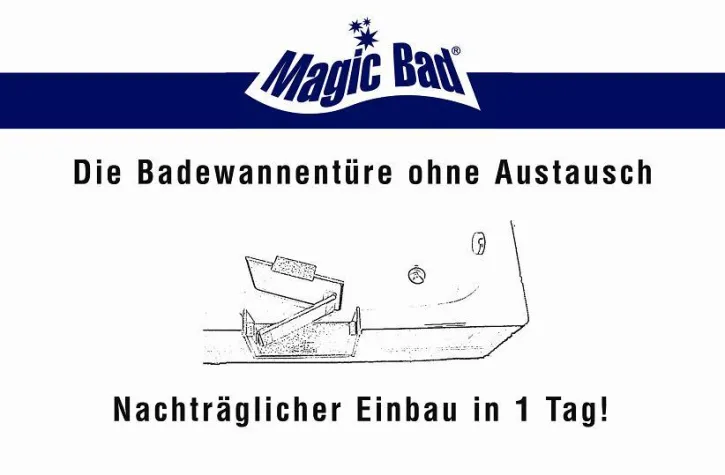 Bild: REHACARE 2006: Magic Bad stellt Badewannentüre zum nachträglichen Einbau vor