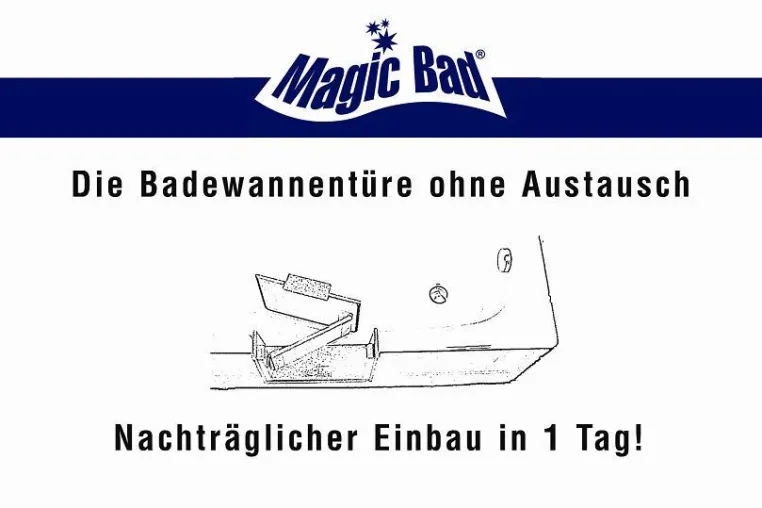 Bild: REHACARE 2006: Magic Bad stellt Badewannentüre zum nachträglichen Einbau vor