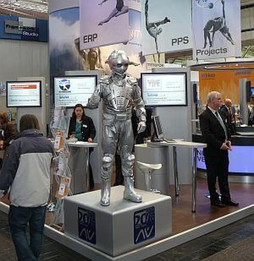 Nissen & Velten-Messestand auf der CeBIT 2009