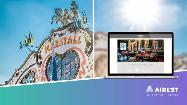 Bild: Digitale Wiesn. Die Münchner Firma Airlst stellt mit ihrem Reservierungstool die Weichen für die Zukunft